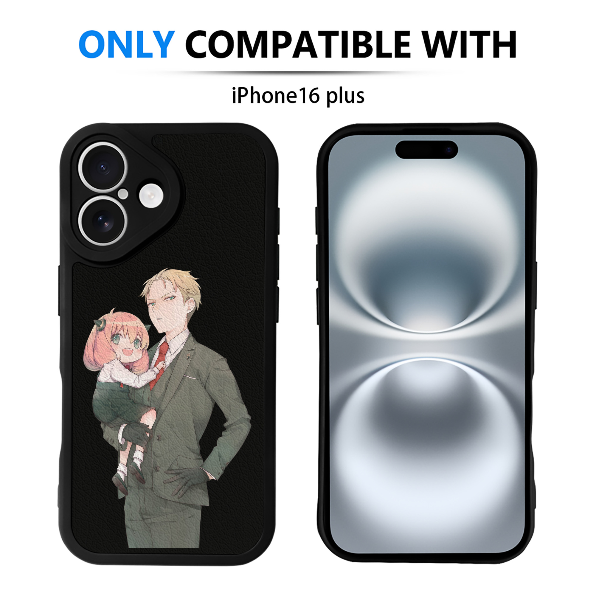 （画像用） SPY×FAMILY间谍家家酒 【iPhone 16シリーズ対応】シリコンスマホケース（レザー調） 材質：シリコン